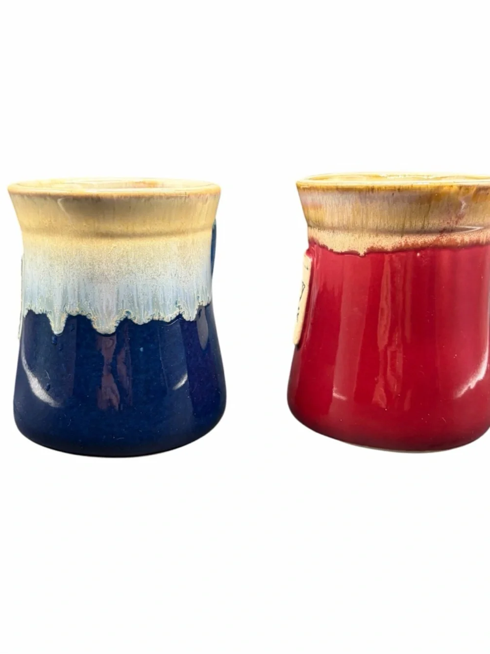HARLEY DUDE & HARLEY MAMA HANDMADE POTTERY MUG SET